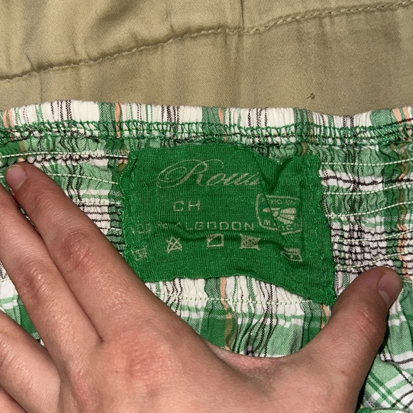 Vintage plaid tie-back sun-blouse💚 - Picture 4 of 4